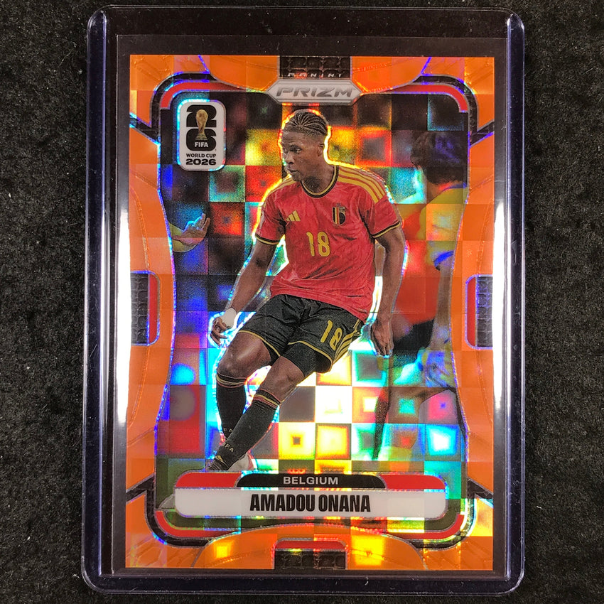 2026 Prizm FIFA World Cup AMADOU ONANA Orange Pandora /215 #163