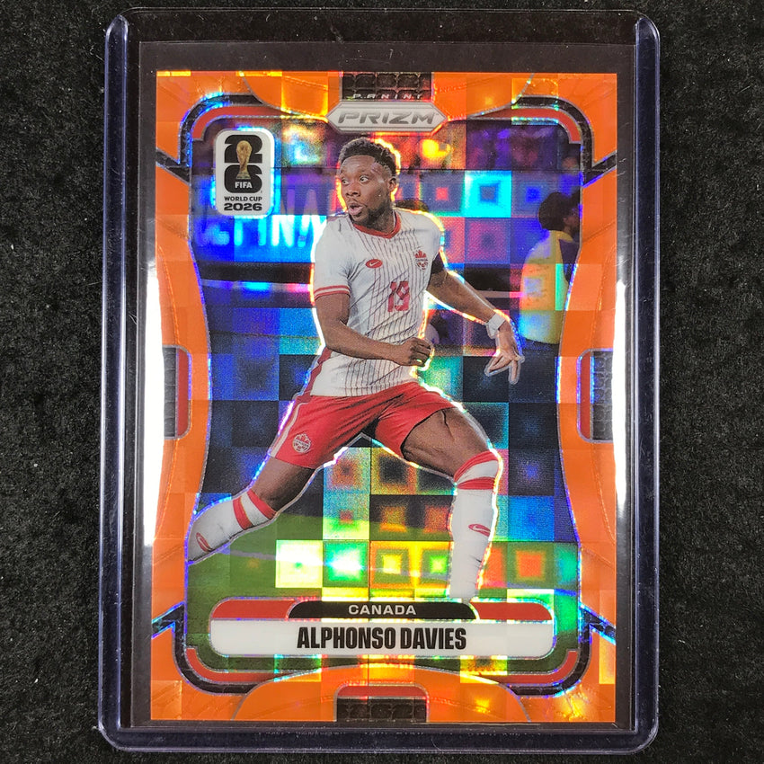 2026 Prizm FIFA World Cup ALPHONSO DAVIES Orange Pandora /215 #165