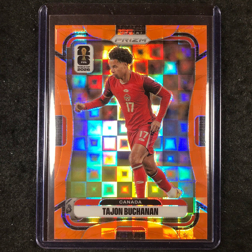 2026 Prizm FIFA World Cup TAJON BUCHANAN Orange Pandora /215 #166