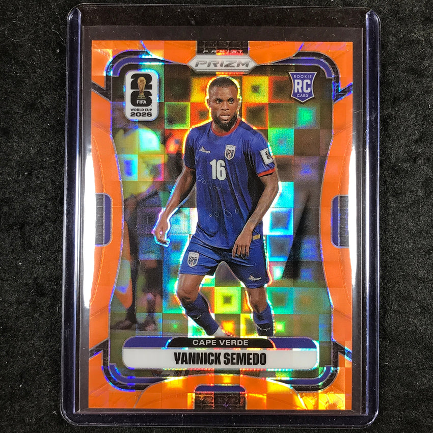 2026 Prizm FIFA World Cup YANNICK SEMEDO Rookie Orange Pandora /215 #176