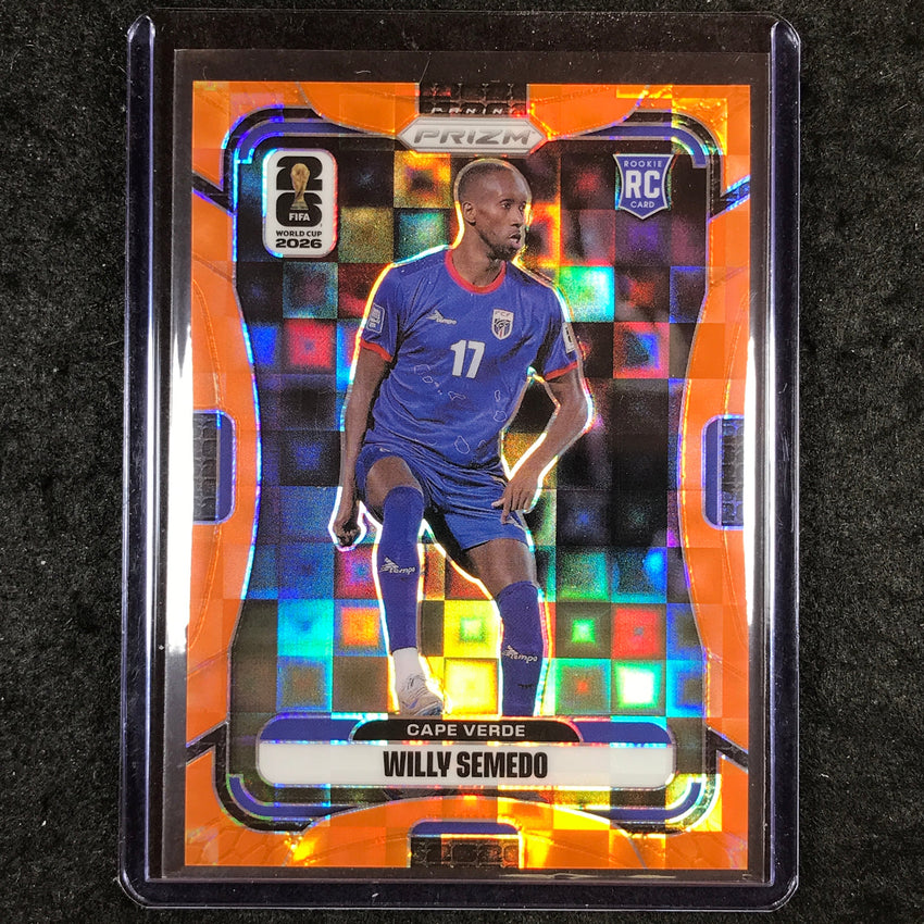 2026 Prizm FIFA World Cup WILLY SEMEDO Rookie Orange Pandora /215 #177