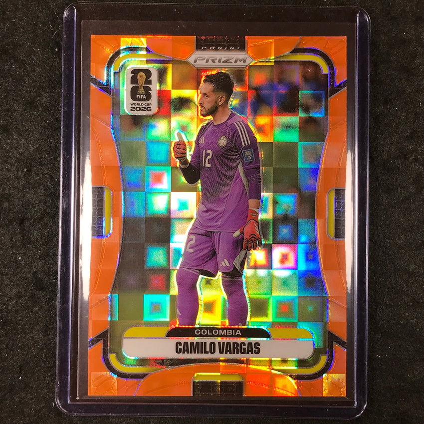 2026 Prizm FIFA World Cup CAMILO VARGAS Orange Pandora /215 #185