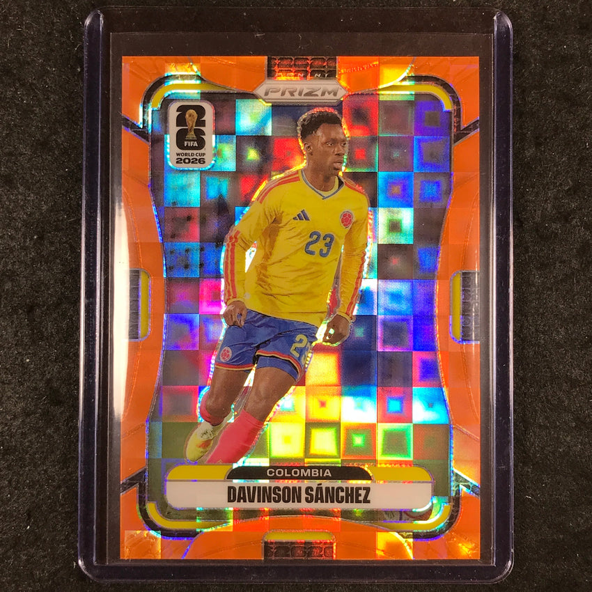 2026 Prizm FIFA World Cup DAVINSON SANCHEZ Orange Pandora /215 #187
