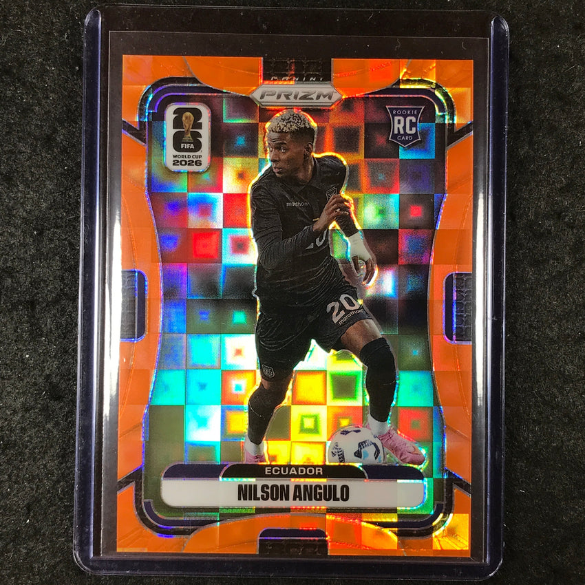 2026 Prizm FIFA World Cup NILSON ANGULO Rookie Orange Pandora /215 #215