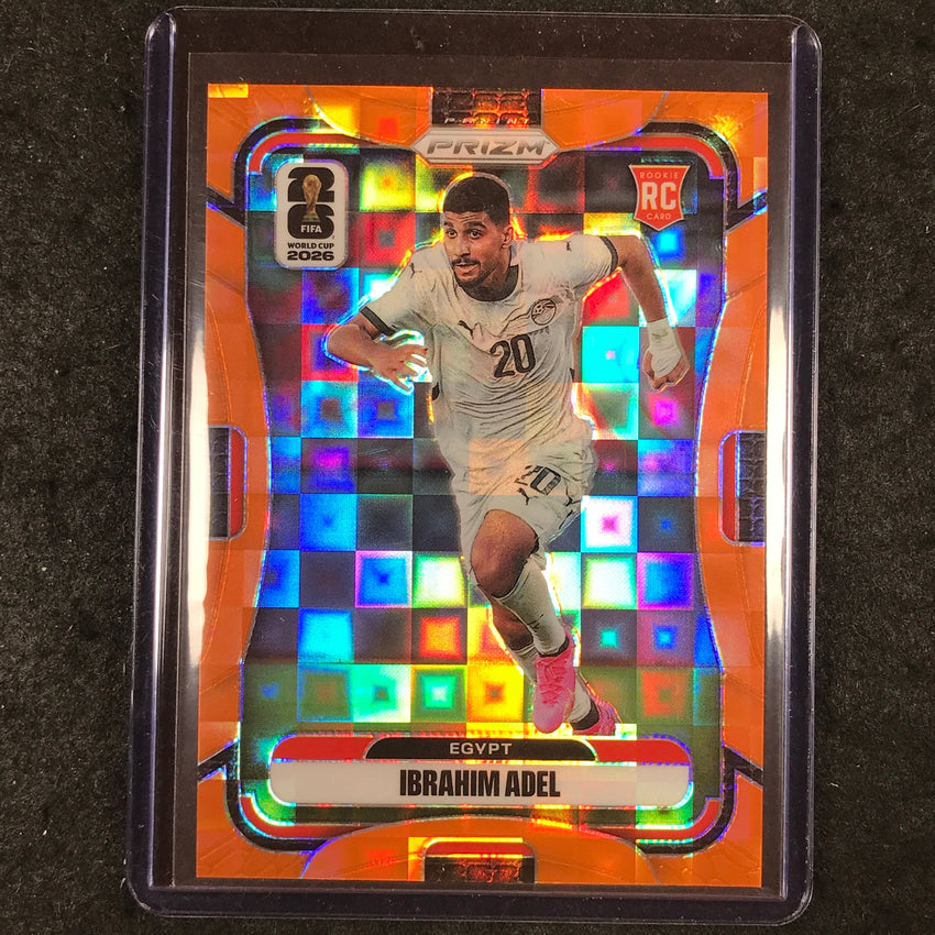 2026 Prizm FIFA World Cup IBRAHIM ADEL Rookie Orange Pandora /215 #219