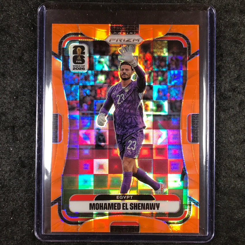 2026 Prizm FIFA World Cup MOHAMED EL SHENAWY Orange Pandora /215 #223