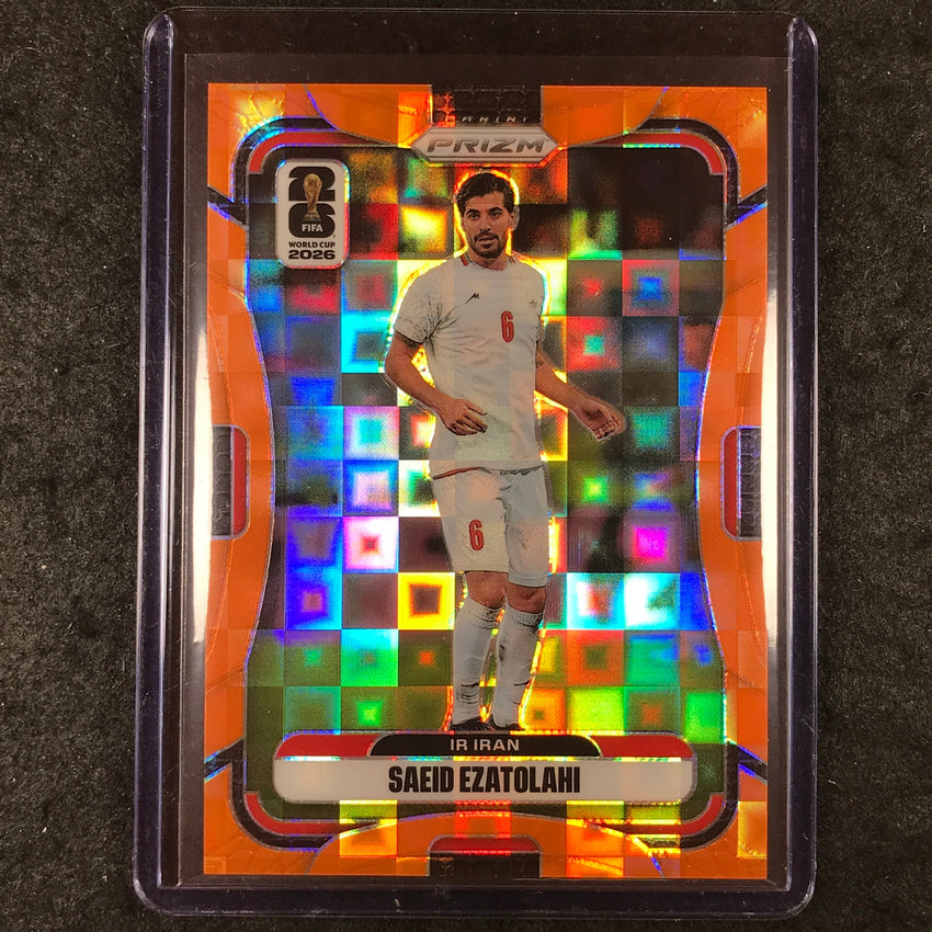 2026 Prizm FIFA World Cup SAEID EZATOLAHI Orange Pandora /215 #245