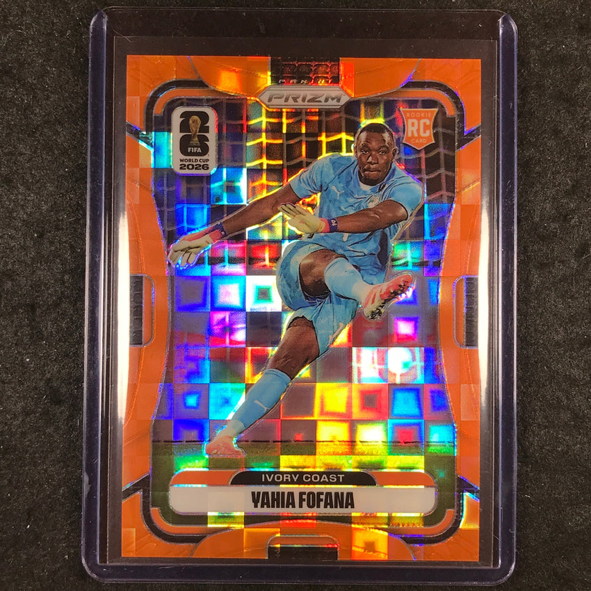 2026 Prizm FIFA World Cup YAHIA FOFANA Rookie Orange Pandora /215 #255