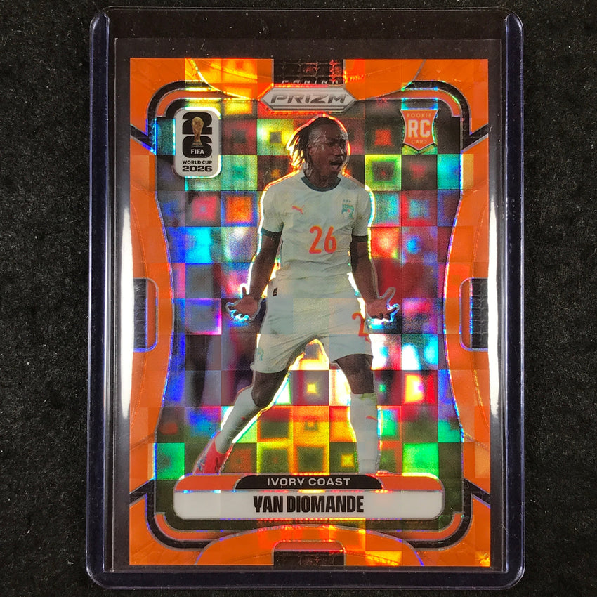 2026 Prizm FIFA World Cup YAN DIOMANDE Orange Pandora /215 #257