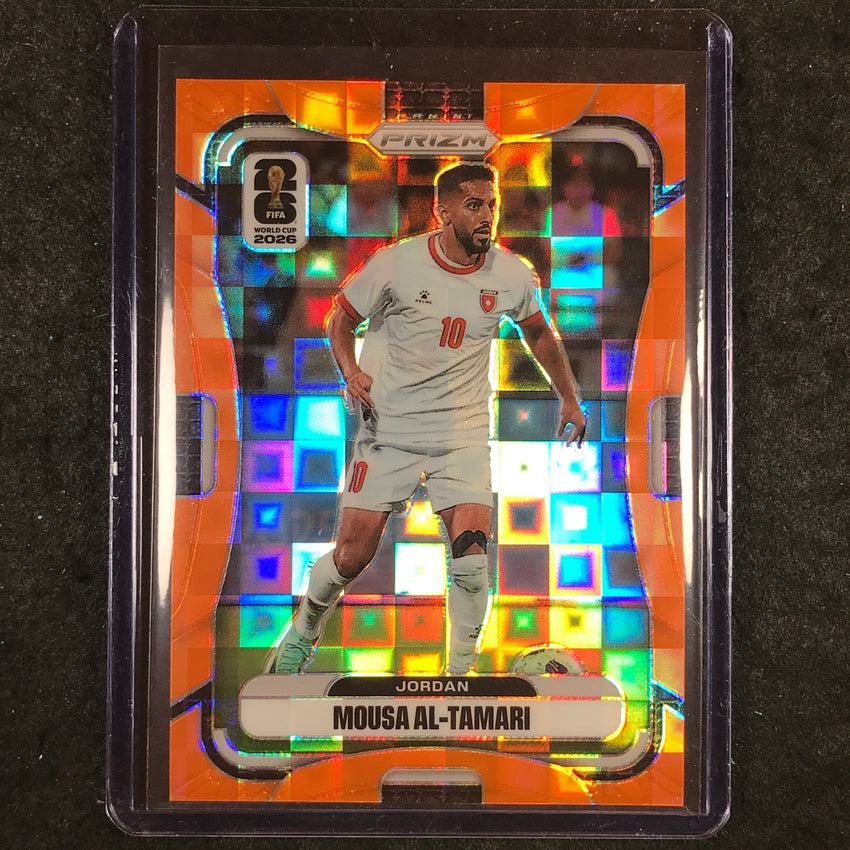 2026 Prizm FIFA World Cup MOUSA AL-TAMARI Orange Pandora /215 #270