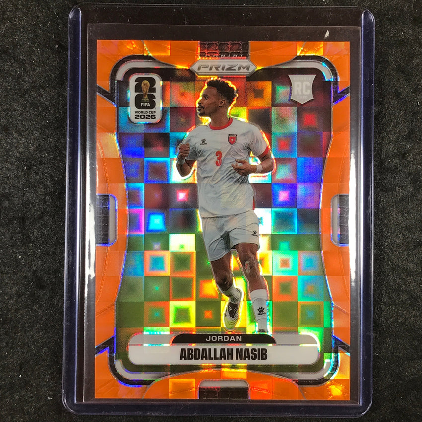 2026 Prizm FIFA World Cup ABDALLAH NASIB Rookie Orange Pandora /215 #271