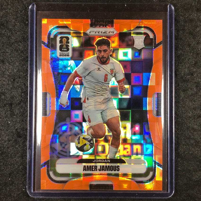 2026 Prizm FIFA World Cup AMER JAMOUS Rookie Orange Pandora /215 #272
