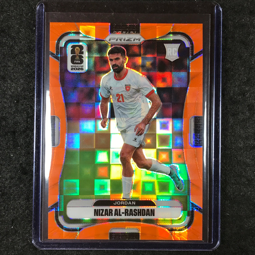 2026 Prizm FIFA World Cup NIZAR AL-RASHDAN Orange Pandora /215 #275