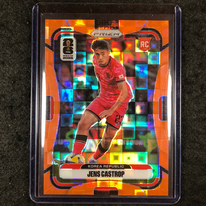 2026 Prizm FIFA World Cup JENS CASTROP Rookie Orange Pandora /215 #280