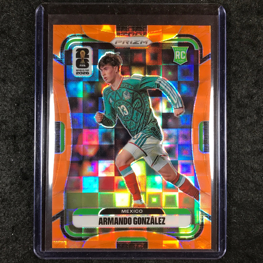 2026 Prizm FIFA World Cup ARMANDO GONZALEZ Rookie Orange Pandora /215 #287