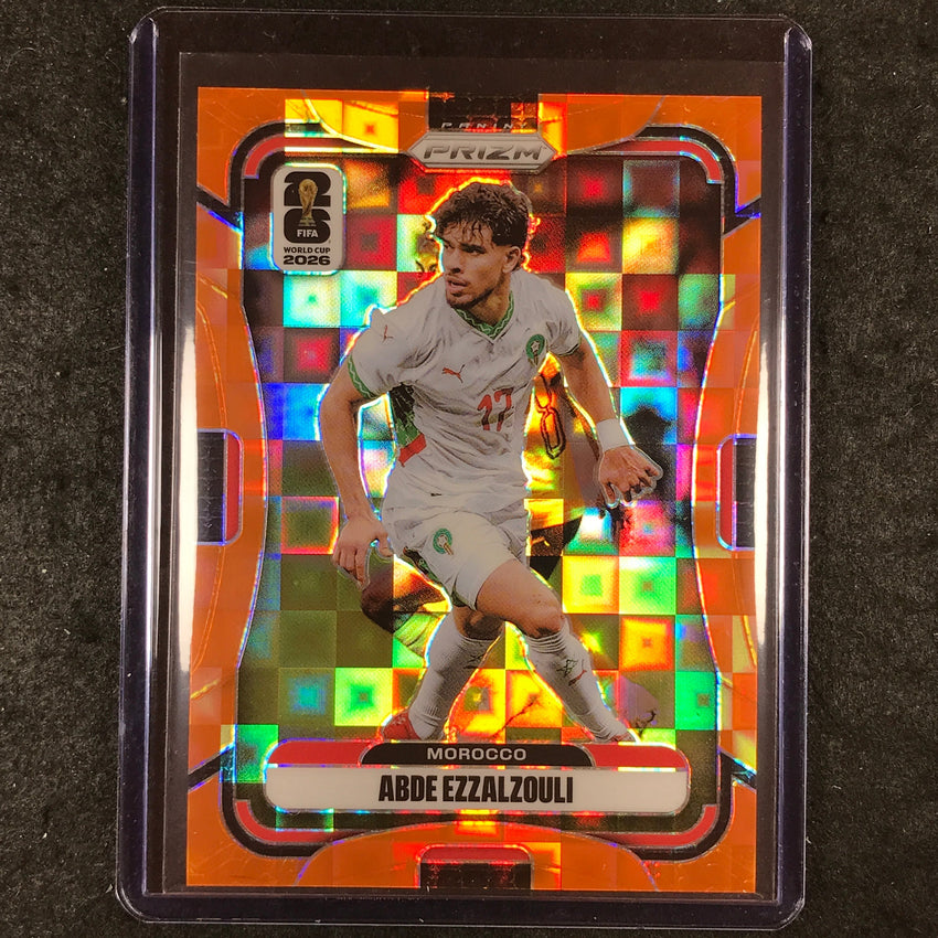 2026 Prizm FIFA World Cup ABDE EZZALZOULI Orange Pandora /215 #302