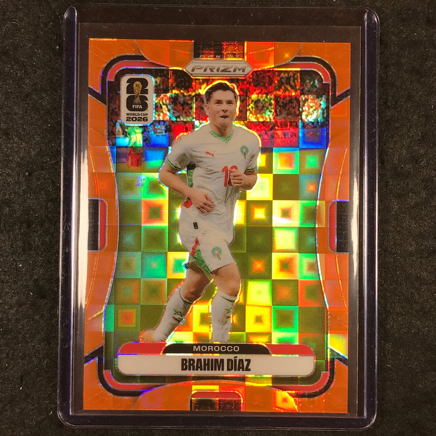 2026 Prizm FIFA World Cup BRAHIM DIAZ Orange Pandora /215 #305