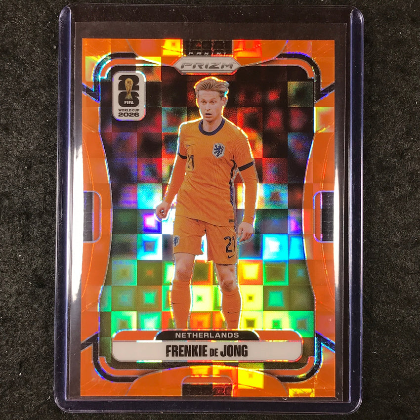 2026 Prizm FIFA World Cup FRENKIE DE JONG Orange Pandora /215 #311
