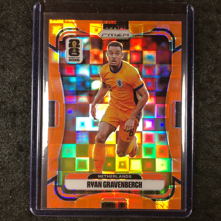 2026 Prizm FIFA World Cup RYAN GRAVENBERCH Orange Pandora /215 #317