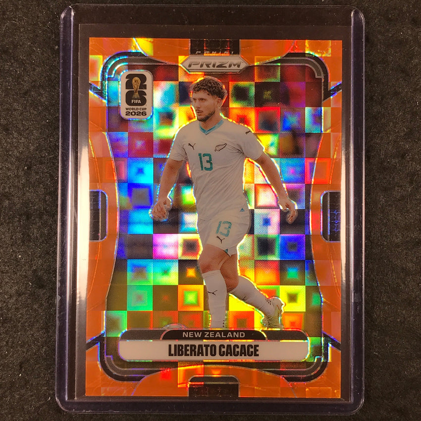 2026 Prizm FIFA World Cup LIBERATO CACACE Orange Pandora /215 #324