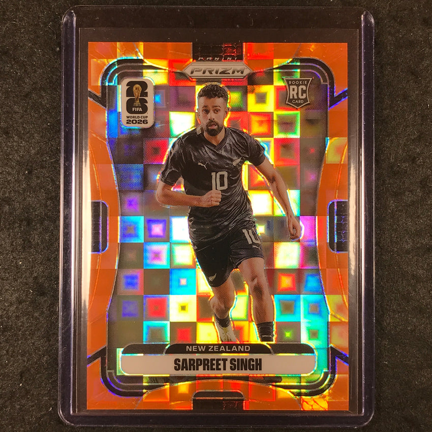 2026 Prizm FIFA World Cup SARPREET SINGH Rookie Orange Pandora /215 #325