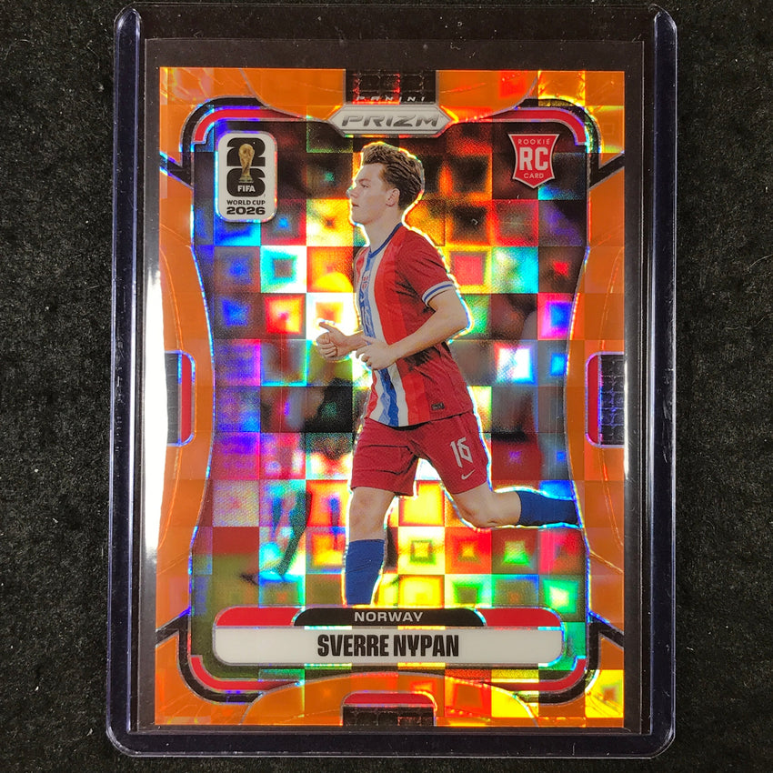 2026 Prizm FIFA World Cup SVERRE NYPAN Rookie Orange Pandora /215 #327