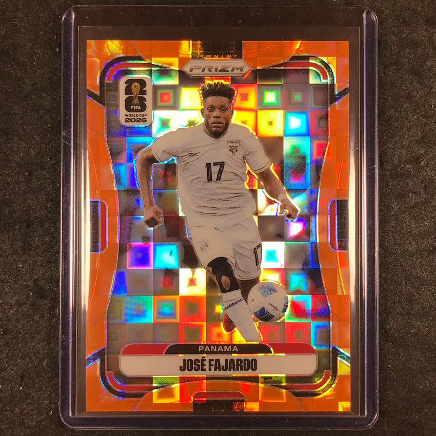 2026 Prizm FIFA World Cup JOSE FAJARDO Orange Pandora /215 #336