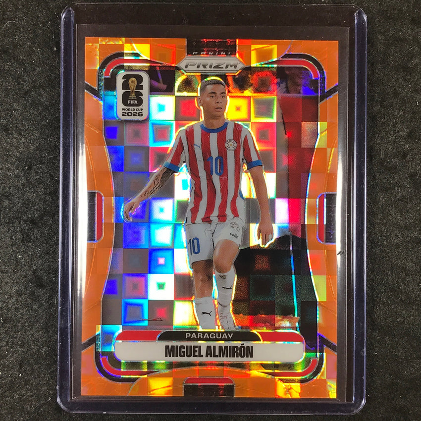 2026 Prizm FIFA World Cup MIGUEL ALMIRON Orange Pandora /215 #345