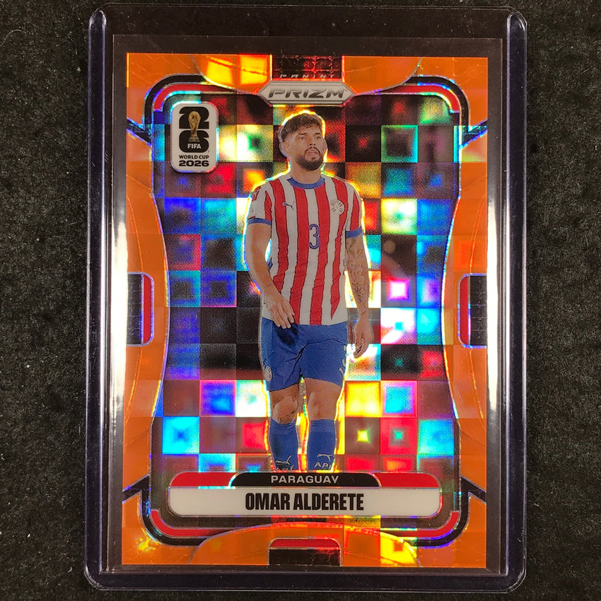 2026 Prizm FIFA World Cup OMAR ALDERETE Orange Pandora /215 #346