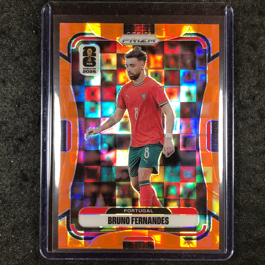 2026 Prizm FIFA World Cup BRUNO FERNANDES Orange Pandora /215 #353
