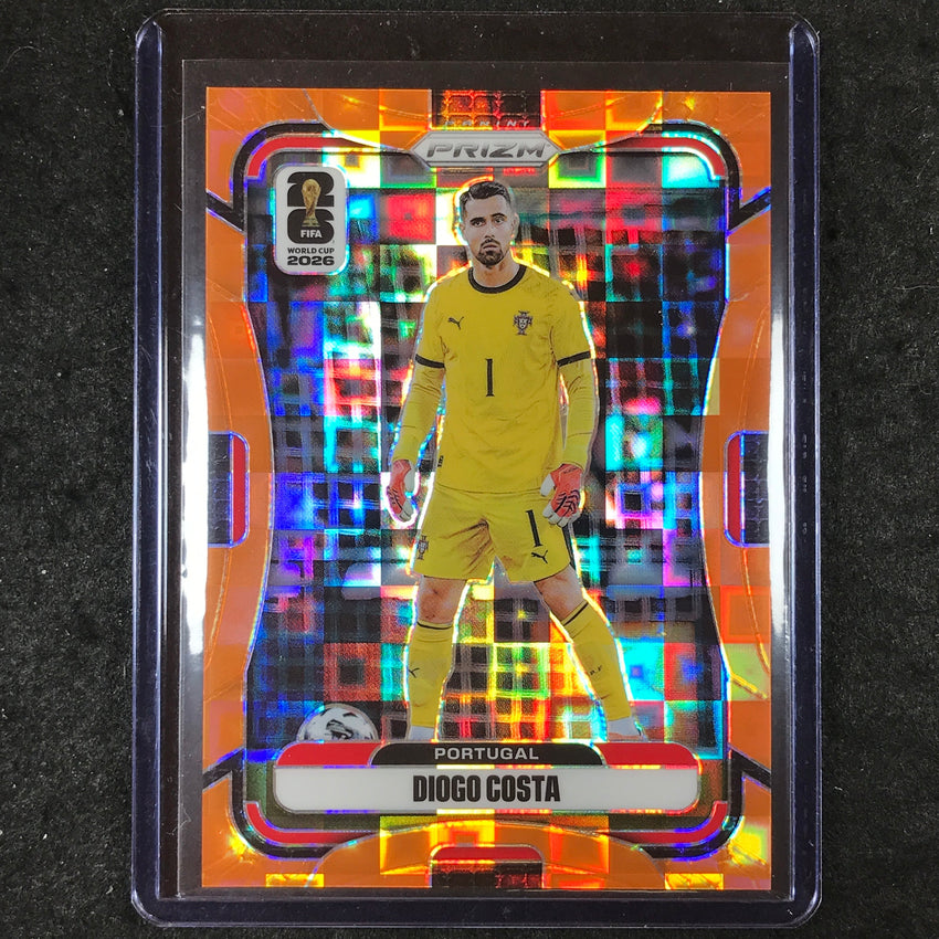 2026 Prizm FIFA World Cup DIOGO COSTA Orange Pandora /215 #364