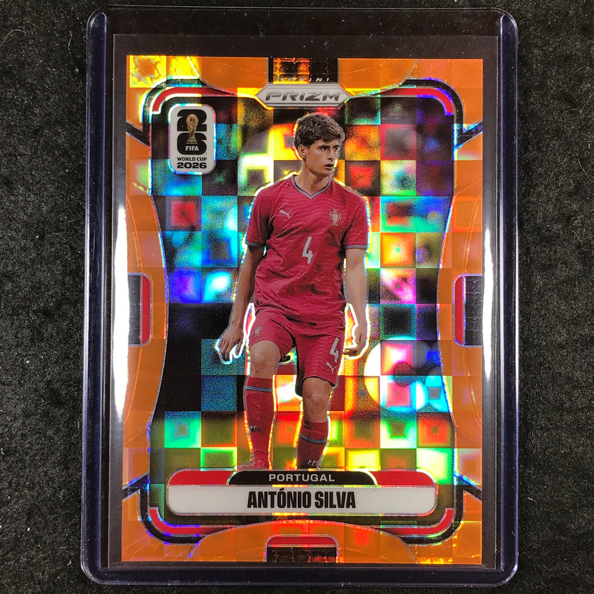 2026 Prizm FIFA World Cup ANTONIO SILVA Orange Pandora /215 #368