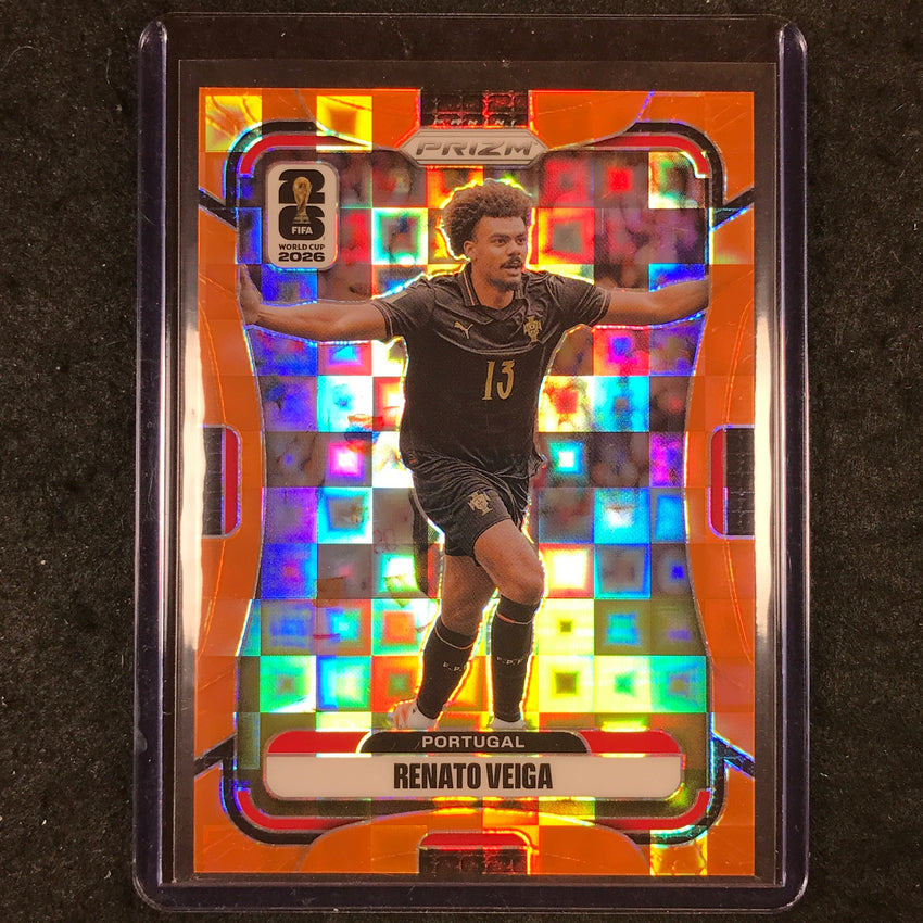 2026 Prizm FIFA World Cup RENATO VEIGA Orange Pandora /215 #369