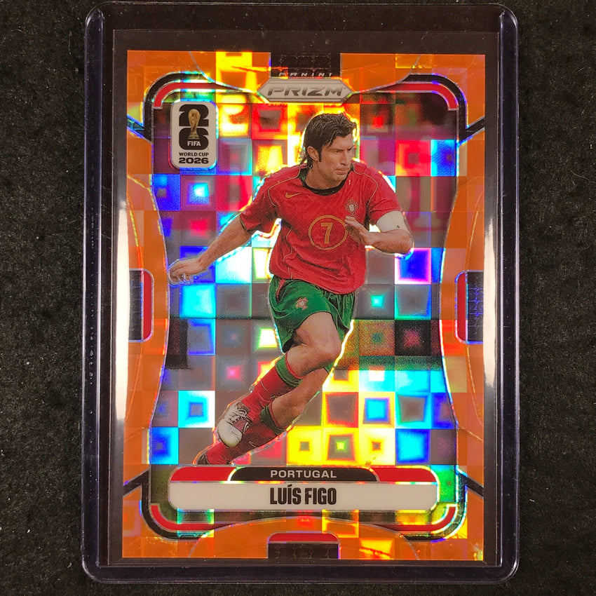2026 Prizm FIFA World Cup LUIS FIGO Orange Pandora /215 #372