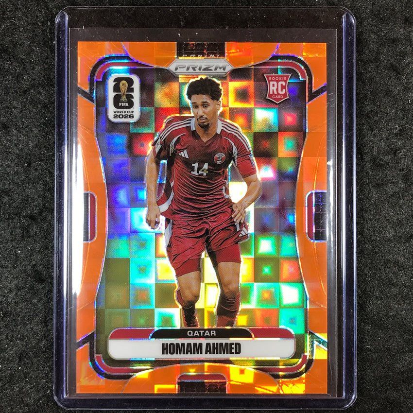 2026 Prizm FIFA World Cup HOMAM AHMED Rookie Orange Pandora /215 #377