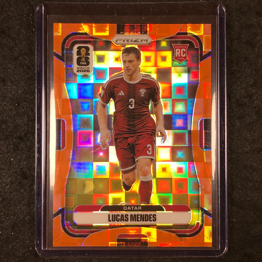2026 Prizm FIFA World Cup LUCAS MENDES Rookie Orange Pandora /215 #378