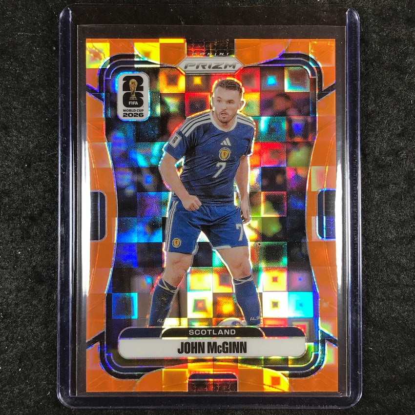 2026 Prizm FIFA World Cup JOHN MCGINN Orange Pandora /215 #395
