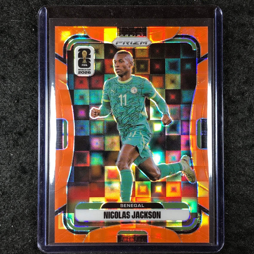 2026 Prizm FIFA World Cup NICOLAS JACKSON Orange Pandora /215 #402