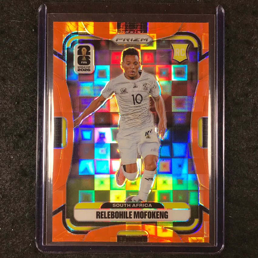 2026 Prizm FIFA World Cup RELEBOHILE MOFOKENG Rookie Orange Pandora /215 #410
