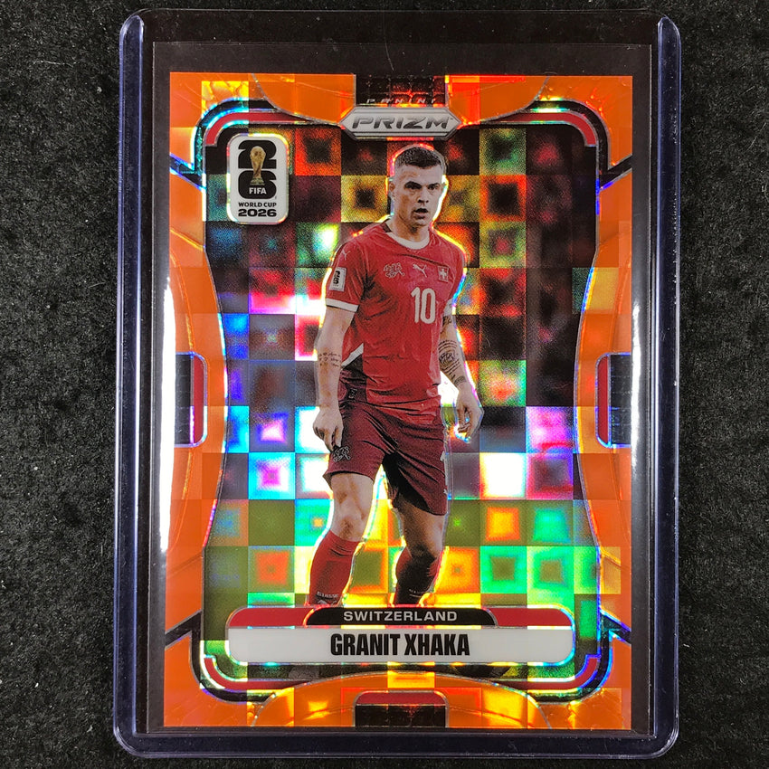 2026 Prizm FIFA World Cup GRANIT XHAKA Orange Pandora /215 #415