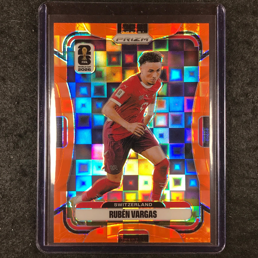 2026 Prizm FIFA World Cup RUBEN VARGAS Orange Pandora /215 #424