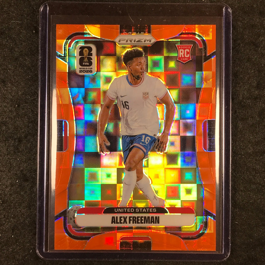 2026 Prizm FIFA World Cup ALEX FREEMAN Rookie Orange Pandora /215 #433