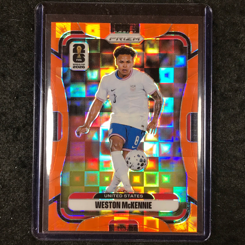 2026 Prizm FIFA World Cup WESTON MCKENNIE Orange Pandora /215 #434