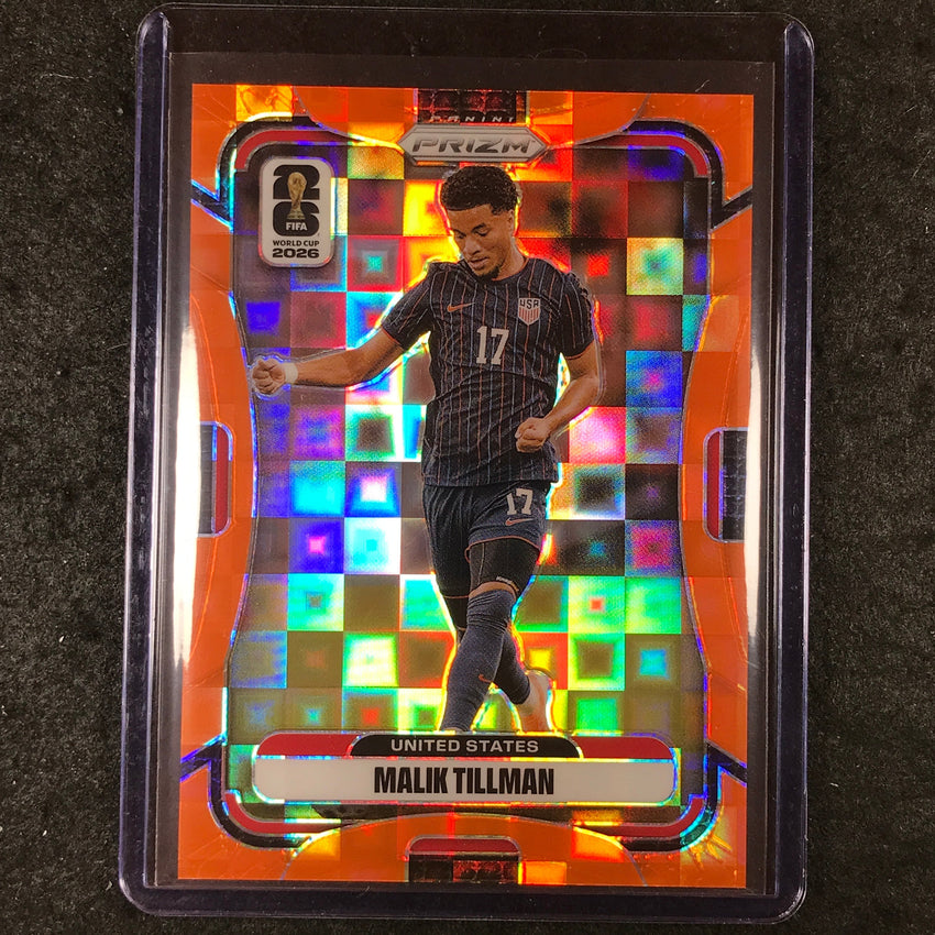 2026 Prizm FIFA World Cup MALIK TILLMAN Orange Pandora /215 #435