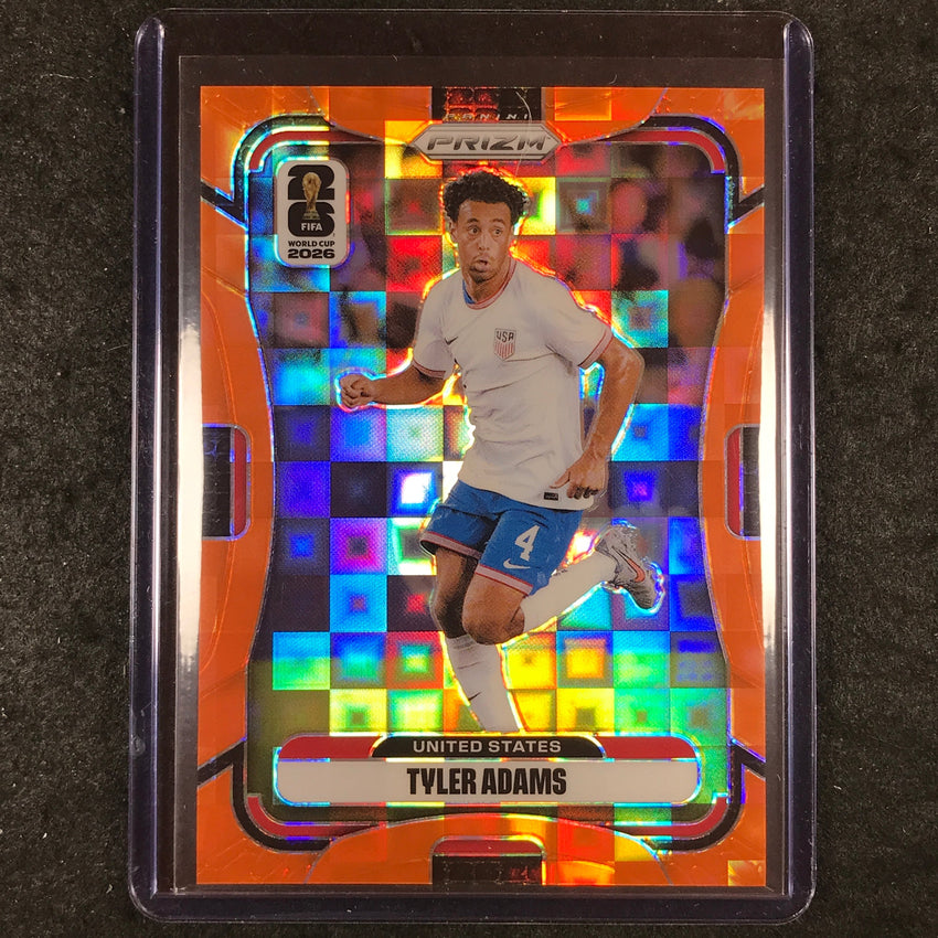 2026 Prizm FIFA World Cup TYLER ADAMS Orange Pandora /215 #442