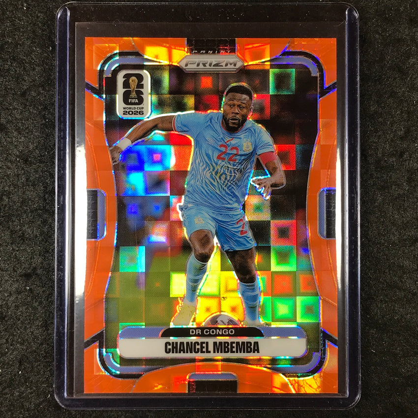 2026 Prizm FIFA World Cup CHANCEL MBEMBA Orange Pandora /215 #465