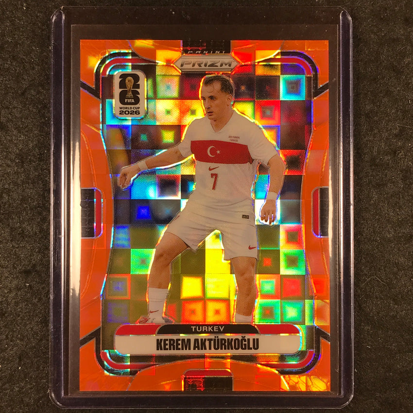 2026 Prizm FIFA World Cup KEREM AKTURKOGLU Orange Pandora /215 #488