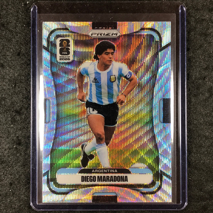 2026 Prizm FIFA World Cup DIEGO MARADONA Base Wave #21