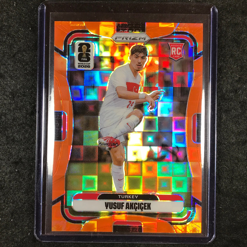 2026 Prizm FIFA World Cup YUSUF AKCICEK Rookie Orange Pandora /215 #491