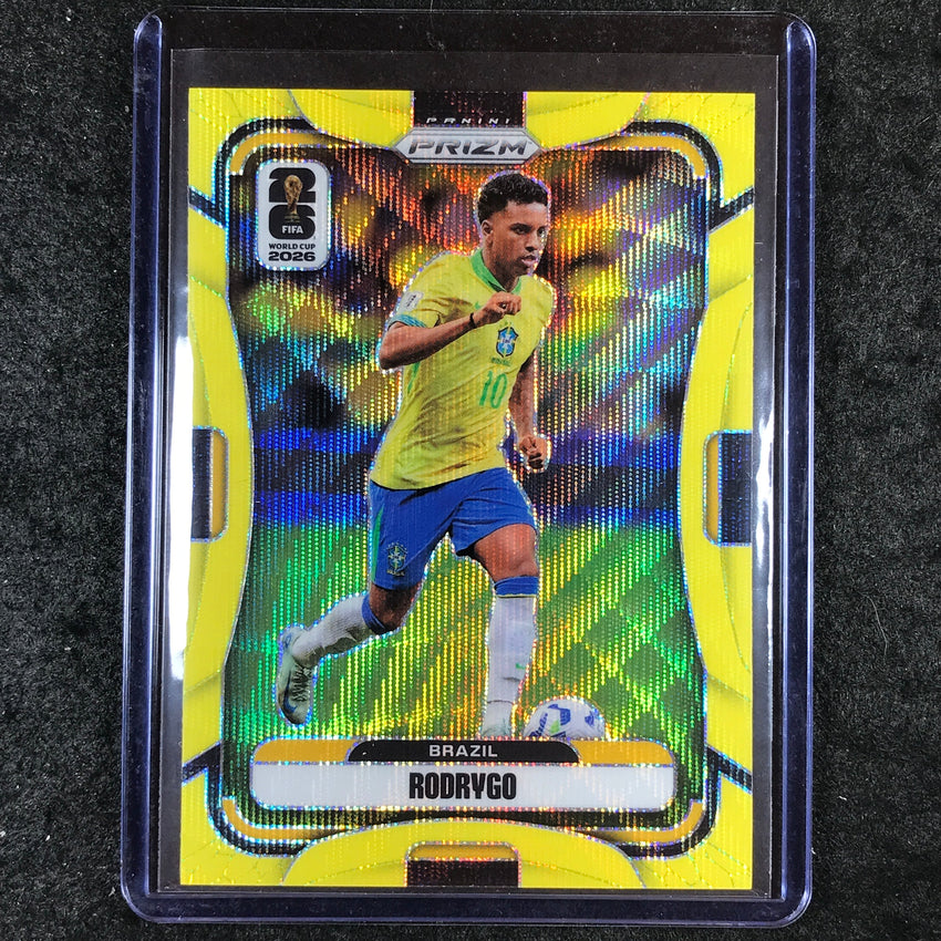 2026 Prizm FIFA World Cup RODRYGO Yellow Wave /180 #94